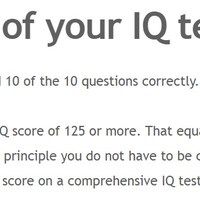 IQ TEST RESULT 2021