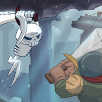 Promo Art for Konami's Skelattack
