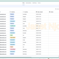 Marketing Agency Database Setup in Airtable