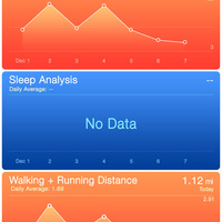 iOS and Android UI HealthApp