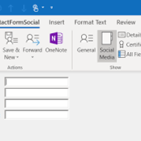 Form in outlook