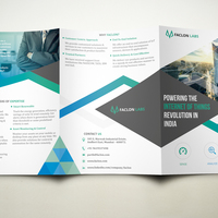 Faclon Labs - Trifold Brochure Design