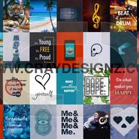 Wall Collage Canvas Design