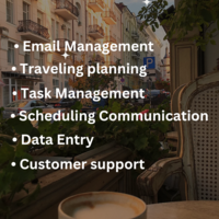 "Task management, email, travel planning, and support."