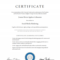 Social Media Marketing Certificate