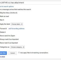 I used filter in Gmail (Email Management)