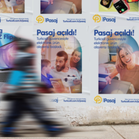 Outdoor designed for Turkcell's Pasaj Campaign