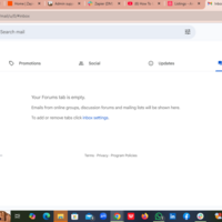 An organized email in filters and folders