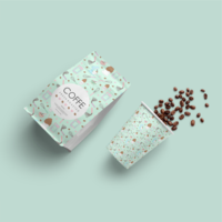 FiverrGig - Coffee Grains Brand (Branding)