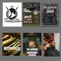 The Supreme Barbershop Opening Day Instagram content