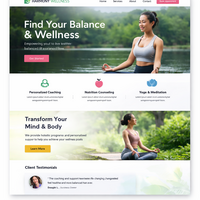 Harmony wellness website 