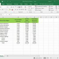 Convert aJPEG image into a spread sheet