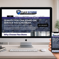A website designed to be clean, modern, and built to convert