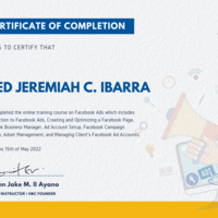 Facebook Ads Certificate