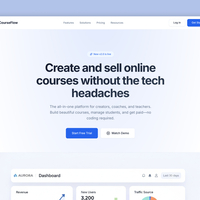 Courseflow — Online Course Creation & Management Platform