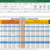 work in excel