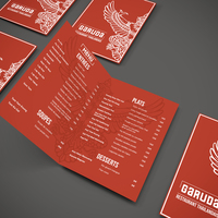 Gardua - Menu Design