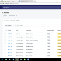 Shopify Orders Handling