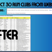 collect run clubs from website