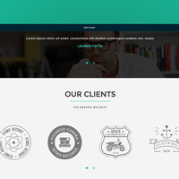 Layout for WordPress Theme - AGENZIA