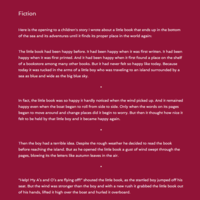 Fiction_Opening for Children's Story