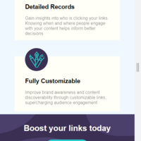 Url shortener/ mobile design