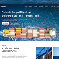 Albatross Cargo Shipping Landing Page