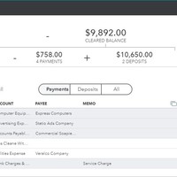 Quick Books Bank Reconciliation