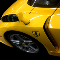 Car Photography Yellow Enzo & Photoshop Background