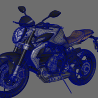 MV Agusta Brutale 675 + Wireframe