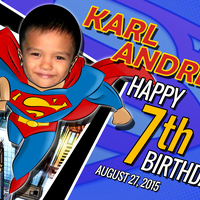 Birthday tarpaulin