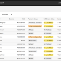 Shopify Order Management