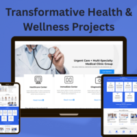 Clean & user-friendly health website for better engagement