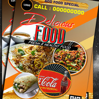 Food flyer design