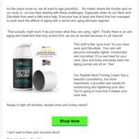 Klaviyo skincare lead nurture email copywriting and design