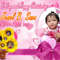Client Birthday Tarp.