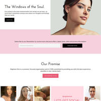 Beauty product eCommerce website design, and html/css build 