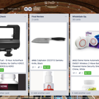 Trello Board - Sourced Products