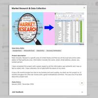 Market Research & Data Collection