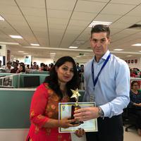 Got an award in Emerson in 2018.