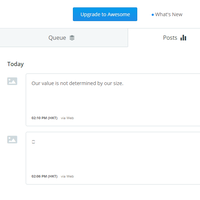 Scheduled Posts on Buffer