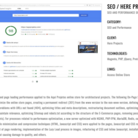 SEO AND PERFORMANCE OPTIMIZATIONS FOR MAGENTO