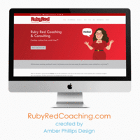 Ruby Red Coaching website design