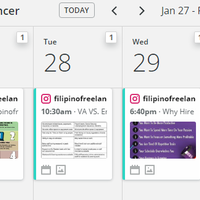 iNSTAGRAM SCHED CONTENT