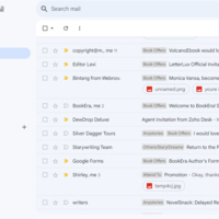 Email Management using labels and filters