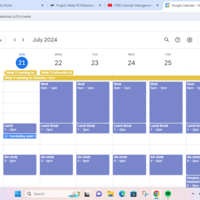 Calendar Management