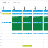 Schedule Management using Google Calendar