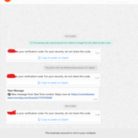 Zapier: Integrating Monday.com to Whatsapp 2