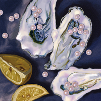 Editorial Illustration "Fresh Oysters"