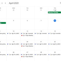 Calendar Management
